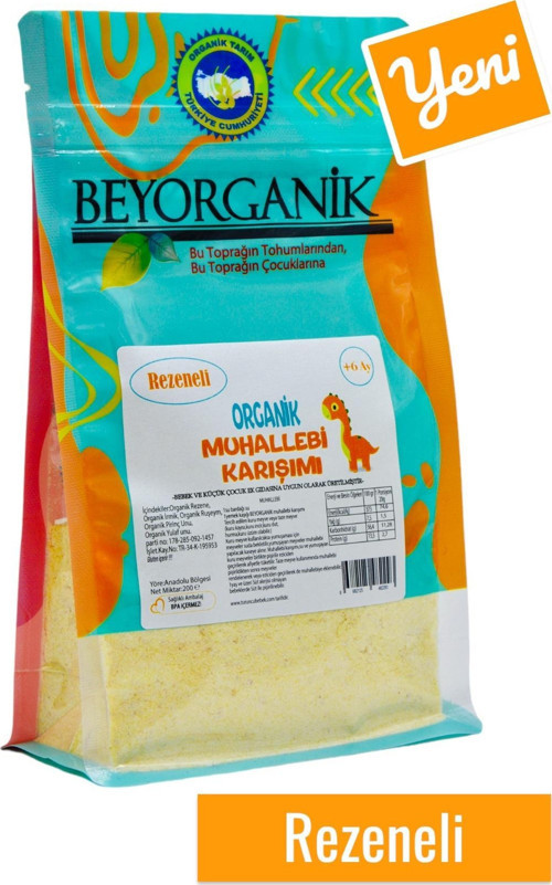 Organik Muhallebi Karışımı REZENELİ +6ay