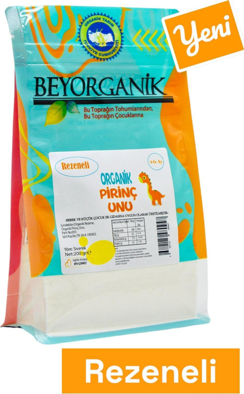 Organik Pirinç unu REZENELİ +6ay