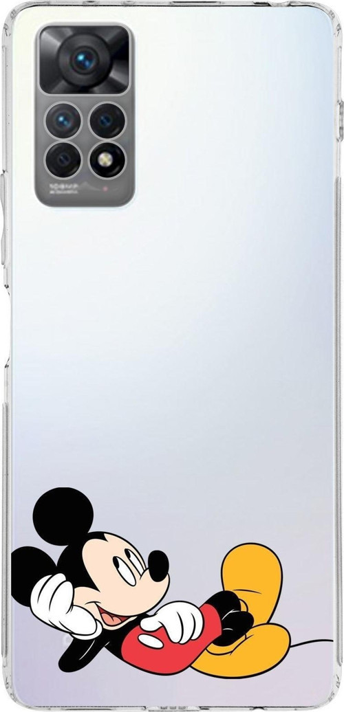 Xiaomi Redmi Note 11 Pro Uyumlu Kapak Mickey Mouse Tasarımlı Şeffaf Kılıf