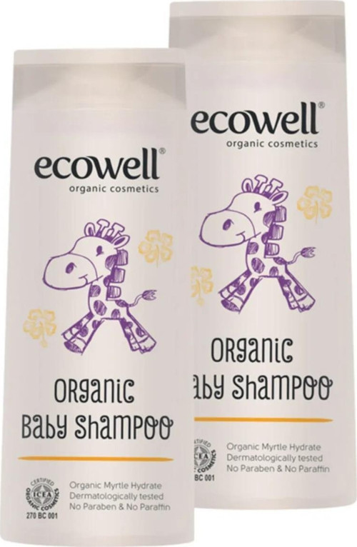 Organik Bebek Şampuanı 300 ml 2 Adet