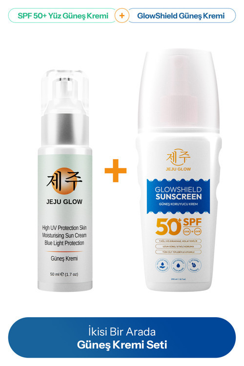 50 Spf Yüz Ve Vücut Güneş Kremi Seti 50 Ml + 200 Ml