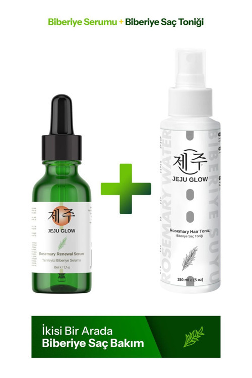 Biberiye Saç Bakım Seti Serum & Tonik