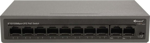 SW1008P-60 8 Port 10/100Mbps 65w Yönetilemez Poe Switch