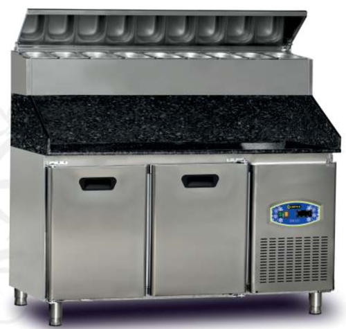 Pizza Hazırlık Buzdolabı Yüksek Model Tek Kapılı196 litre 100 x 70 x 133 (cm)