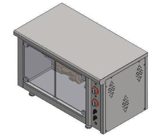 Set Üstü Piliç Çevirme Makinesi Elektrikli (İki şiş Altı piliç)