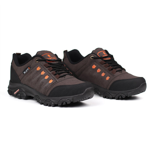 Erkek Kahve Outdoor Trekking Ayakkabı Kaymaz Taban Suya Dayanıklı Hafif Rahat Günlük Yürüyüş ve Dağ Spor Ayakkabısı