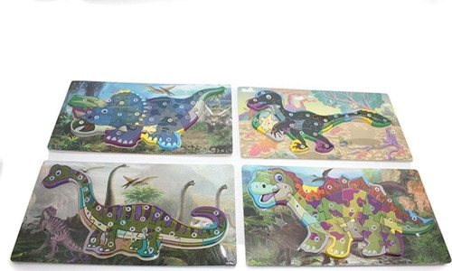 1 Adet Puzzle Dinazor Yapboz
