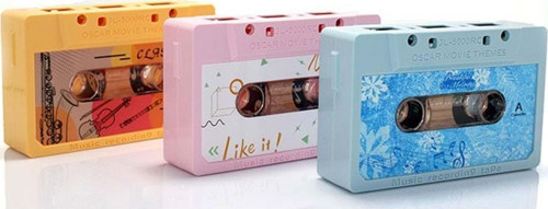 Kaset Tasarımlı Kurmalı Müzik Kutusu Dekoratif Hediyelik