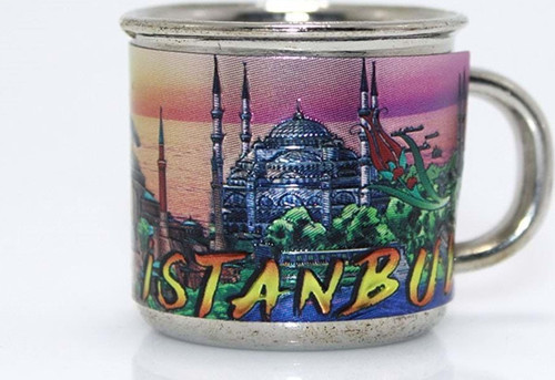 Yöresel Metal Shot Bardaklı Magnet 6ALY860 Dekoratif Hediyelik