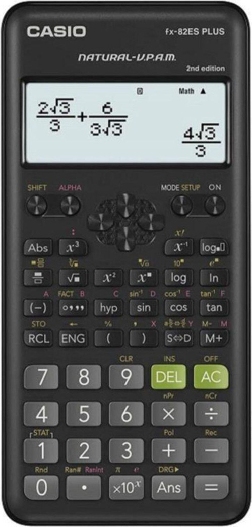 Fx-82es Plus 252 Fonksiyon 2.nesil Bilimsel Hesap Makinesi