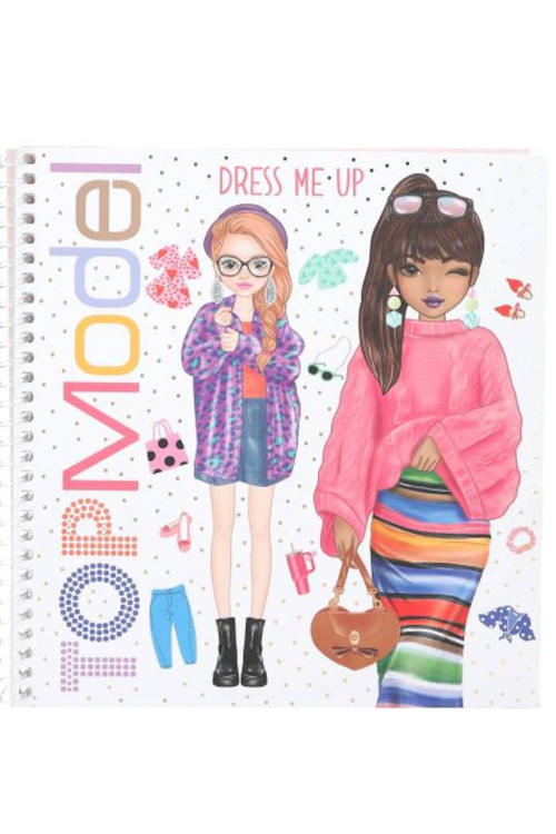 TOPModel Dress Me Up Moda Tasarım Defteri – Stickerlı Giydirme Aktivite Kitabı