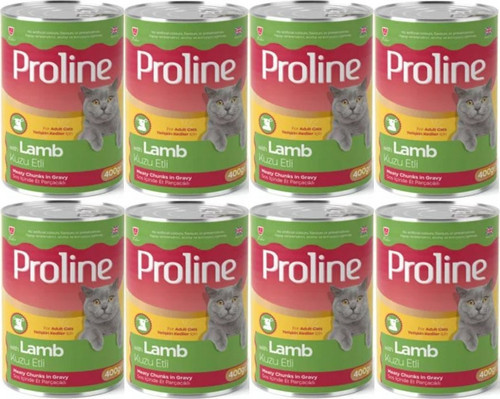 Proline Kuzu Etli Yetişkin Kedi Konservesi 400 Gr*8 Adet