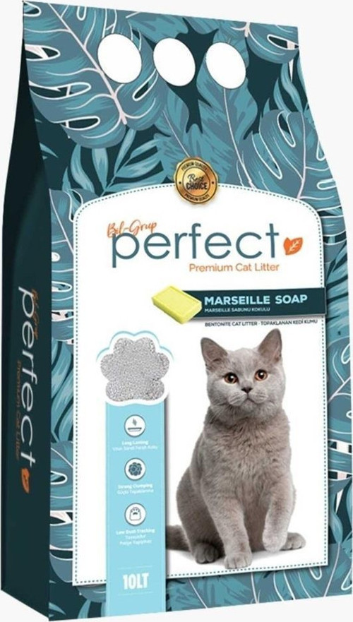Marsilya Sabun Kokulu Bentonite Ince Kedi Kumu 10 Lt