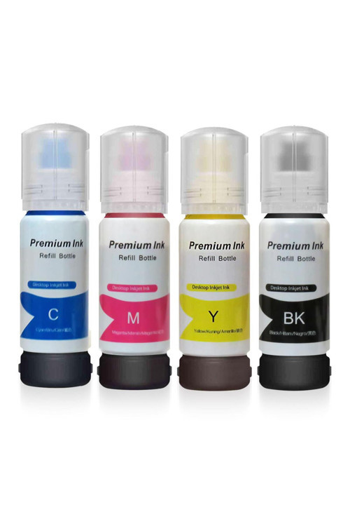 Epson Ecotank L3550 101 103 Uyumlu Muadil Mürekkep Seti 4X70Ml