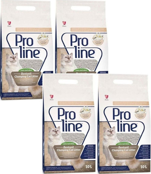Vanilya Kokulu Bentonit Kedi Kumu 10 Lt X 4 Adet