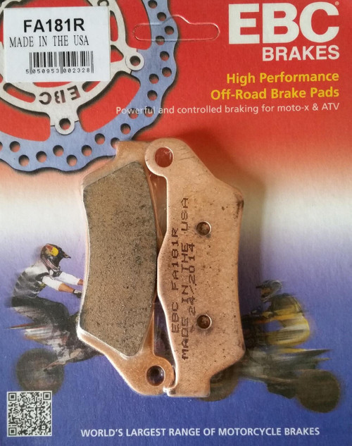 Fa181R 2021-2023 Ducati Multistrada V4 S Uyumlu Arka Fren Balatası Sinterli Balata