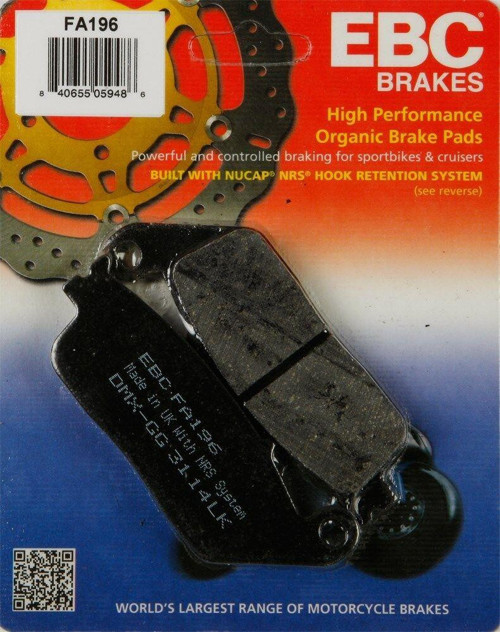 Fa196 1993-1999 Honda VF 750 C Magna Uyumlu Ön Fren Balatası Organik Balata