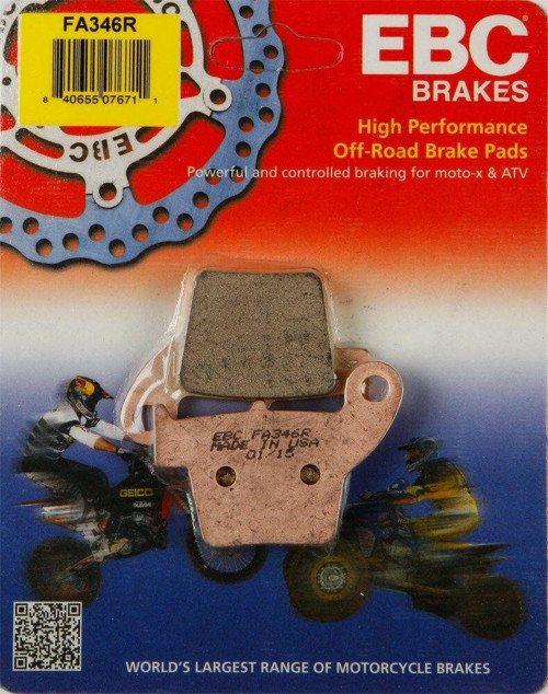 Fa346R 2005-2020 Honda CRF 450 X Uyumlu Arka Fren Balatası Sinterli Balata