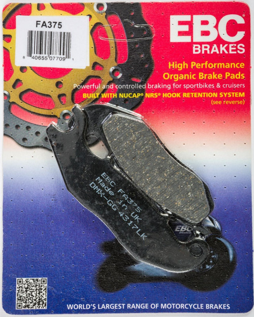 Fa375 2013-2021 Honda MSX 125 Uyumlu Ön Fren Balatası Organik Balata