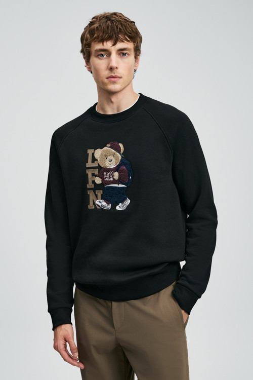 Storm Erkek Sweatshirt Siyah