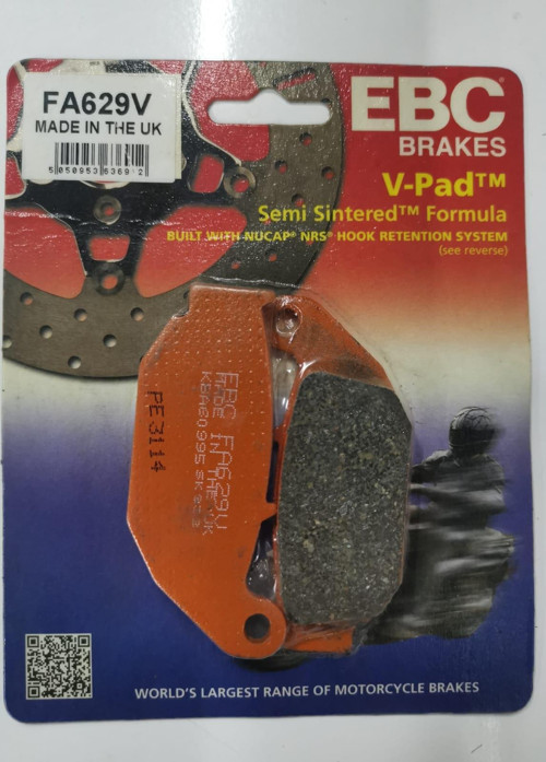 Fa629V 2013-2021 Honda MSX 125 Uyumlu Arka Fren Balatası Yarı Sinterli Balata