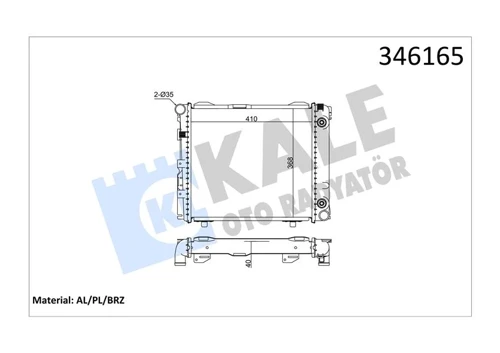 MOTOR SU RADYATORU MERCEDES W201 W124 S124 C124 KLIMASIZ / OTOMATIK SANZIMAN A2015002903