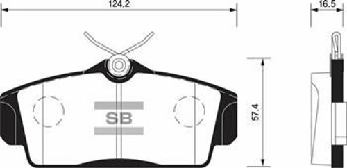 ÖN FREN BALATA NISSAN ALMERA 1.5L QG15DE N16 02- / PRIMERA 1.6L 2.0L GA16DE SR20DE P11 1996-2001 ALT KISMI DÜZ 410602F525 410602F526 410605M326
