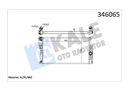 MOTOR SU RADYATORU BMW N13 N47 B47 F20 F21 F22 F23 F30 F31 F34 F35 F32 F33 F36 17118672102