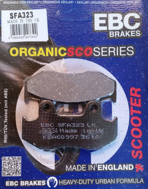 Sfa323 2002-2007 Honda Dylan 150 Uyumlu Ön Fren Balatası Organik Balata