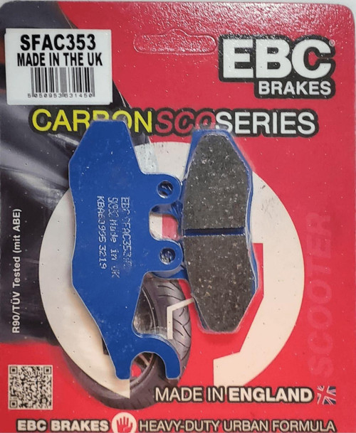 Sfac353 2008-2015 Gilera Nexus 300 Uyumlu Ön Fren Balatası Karbon Balata