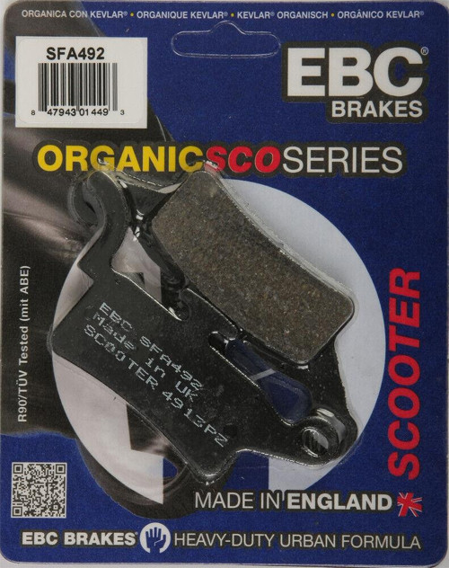 Yamaha Xenter 150 Ön Fren Balatası Ebc Sfa492 Balata