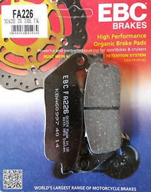 Triumph Tiger 800 Xca Ön Fren Balatası Ebc Fa226 Balata