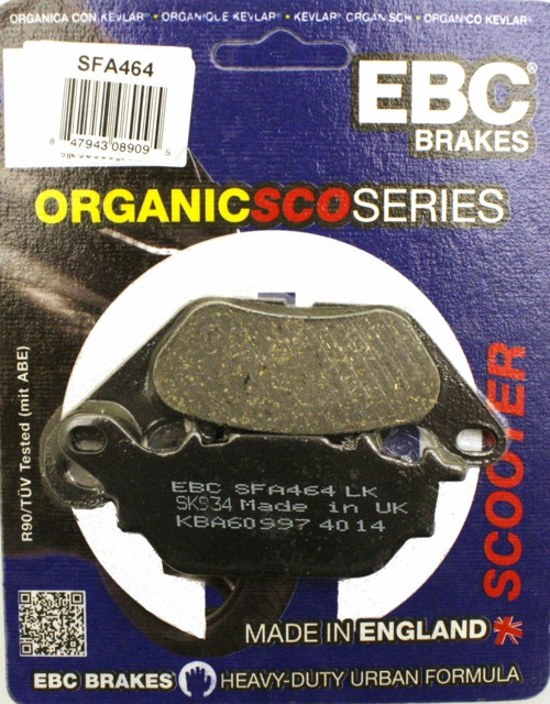 Yamaha D'Elight Ön Fren Balatası Ebc Sfa464 Balata