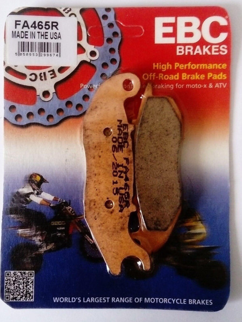 Fa465R 2009-2014 Derbi Terra 125 Uyumlu Ön Fren Balatası Sinterli Balata