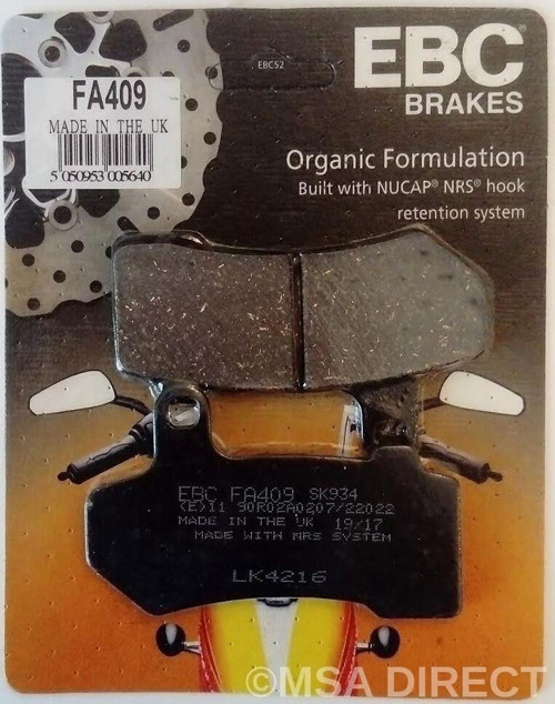 Fa409 2008-2020 Harley-Davidson Ultra Classic Electra Glide Ön Fren Balatası
