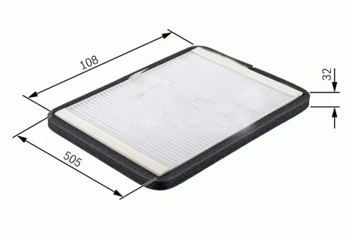POLEN FİLTRESİ MONDEO 1 1993-1996 - MONDEO 2 1996-2000 -ASTRA 1.4 1991-1998 COUGAR 1998-2001 1097670 3401703 94BW19N619AB