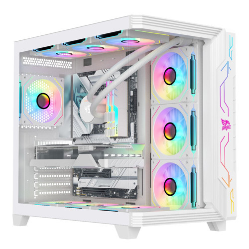 STORM BİLGİSAYAR KASASI / 850W + 80 POWER / 360 SIVI SOĞUTMA (BEYAZ)