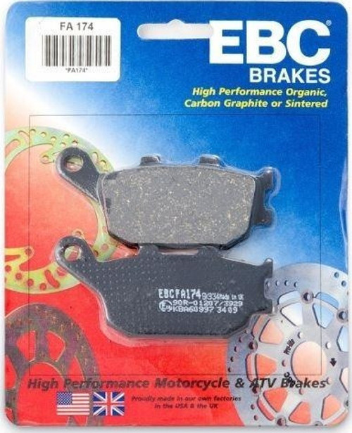 2013-2016 Yamaha Xj 6 Arka Fren Balatası Ebc Fa174 Balata