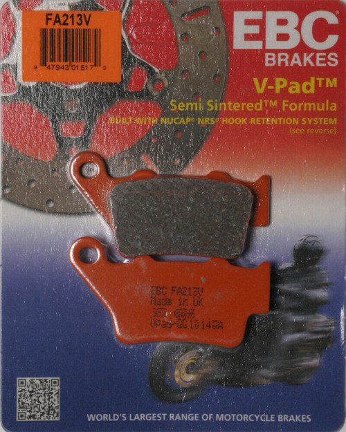 2013-2021 Ktm 390 Duke Arka Fren Balatası Ebc Fa213V Yarı Sinter