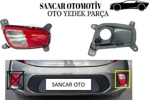 Tampon Reflektörü Picanto 2017-2019 Arka Sol