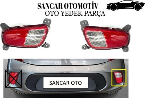 Tampon Reflektörü Picanto 2017-2019 Arka Sol/Sağ Takım 2 Adet