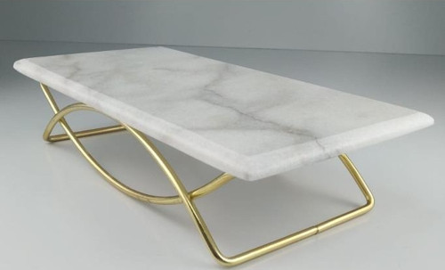 Dikdörtgen Kayık Mermer Sunumluk Gold Nİ22MRM004-KPL
