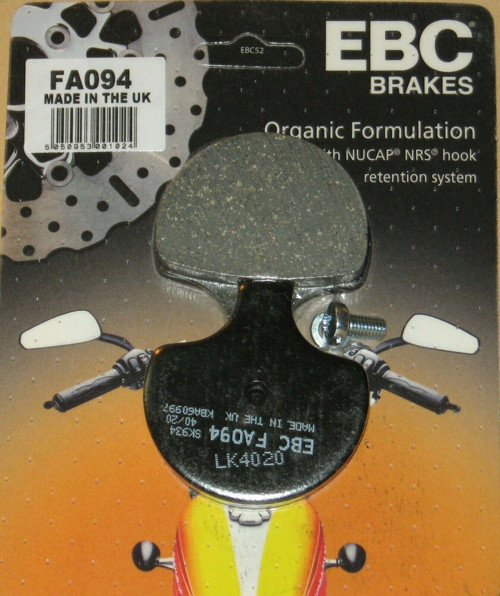 Fa094 1987-1999 Harley-Davidson Dyna Low Rider Ön Fren Balatası