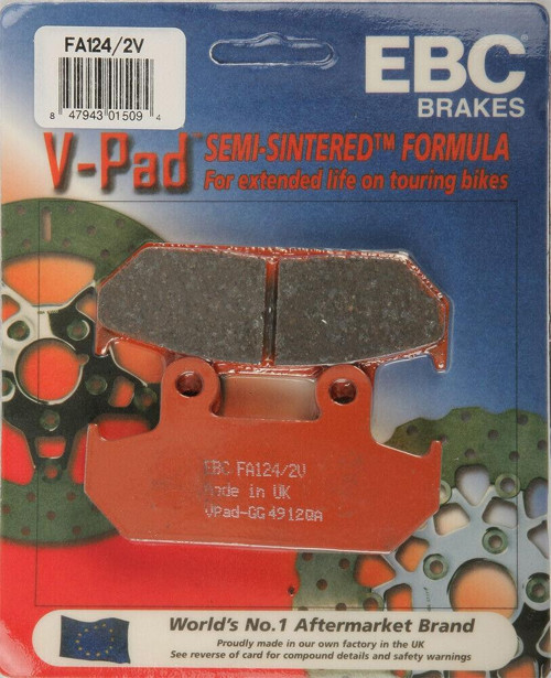 Fa124/2V 1991-1993 Honda XL 600 Transalp Uyumlu Ön Fren Balatası Yarı Sinterli Balata