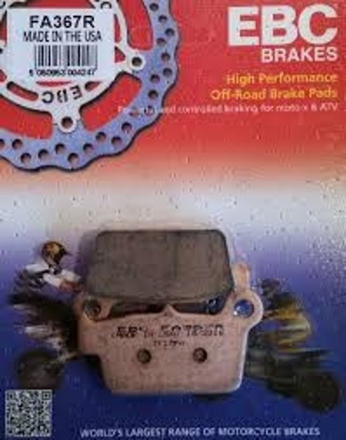 Yamaha Wr 250 R Arka Fren Balatası Ebc Fa367R Sinterli Balata