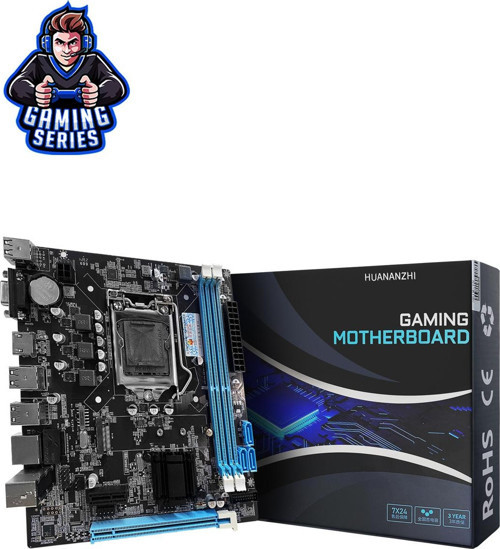 Huananzhı H61M-Vh Lga1155 2-3. Nesil Ddr3 Hdmı Vga M.2 Matx Oyuncu Anakart