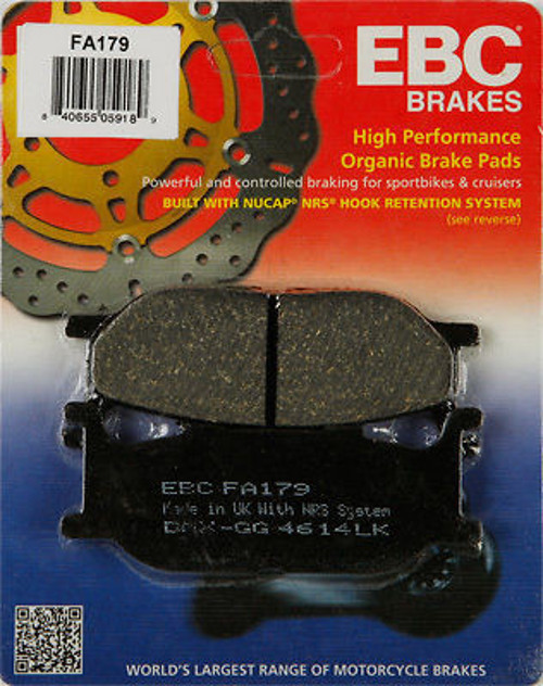 Yamaha Xv950R Ön Fren Balatası Ebc Fa179 Balata