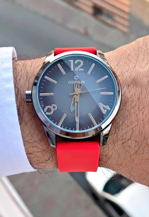 WZR0911R Silikon Kordonlu Erkek Kol Saati