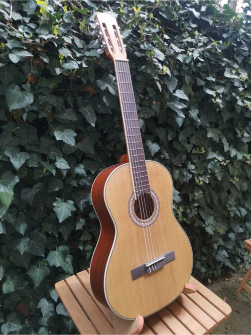 4/4 Ladin Kapak Klasik Gitar Gitar Standı Kılıf Pena
