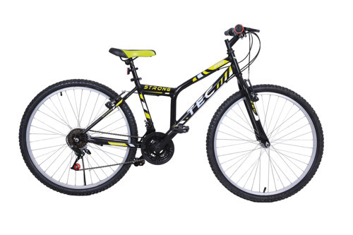 Tec Strong 24" Jant 21 Vites V-Fren Siyah - Sarı Dağ Bisikleti